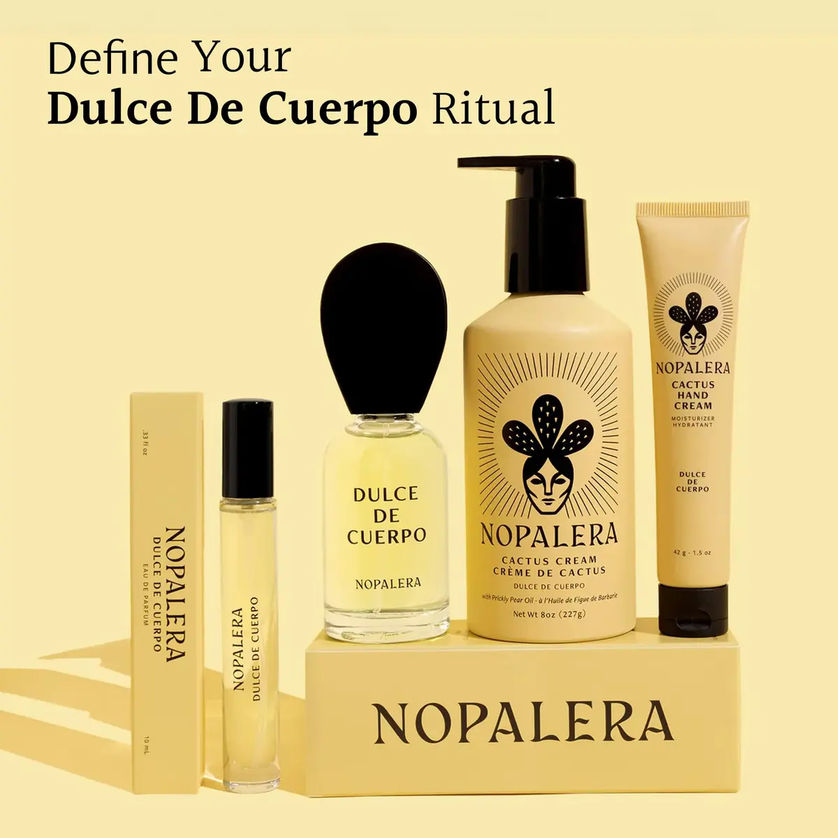 Nopalera Dulce de Cuerpo Cactus Cream Moisturizing Body Lotion 8 oz | Vegan, Prickly Pear Oil, Amber, Vanilla - view 7