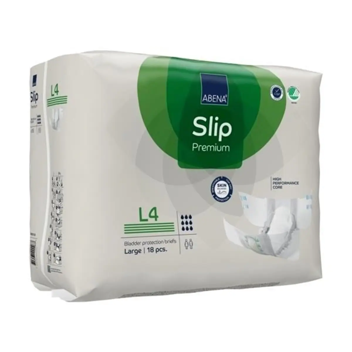 Abena Slip Premium L4 Adult Incontinence Brief Large | Heavy Absorbency with Leak Barriers - view 3