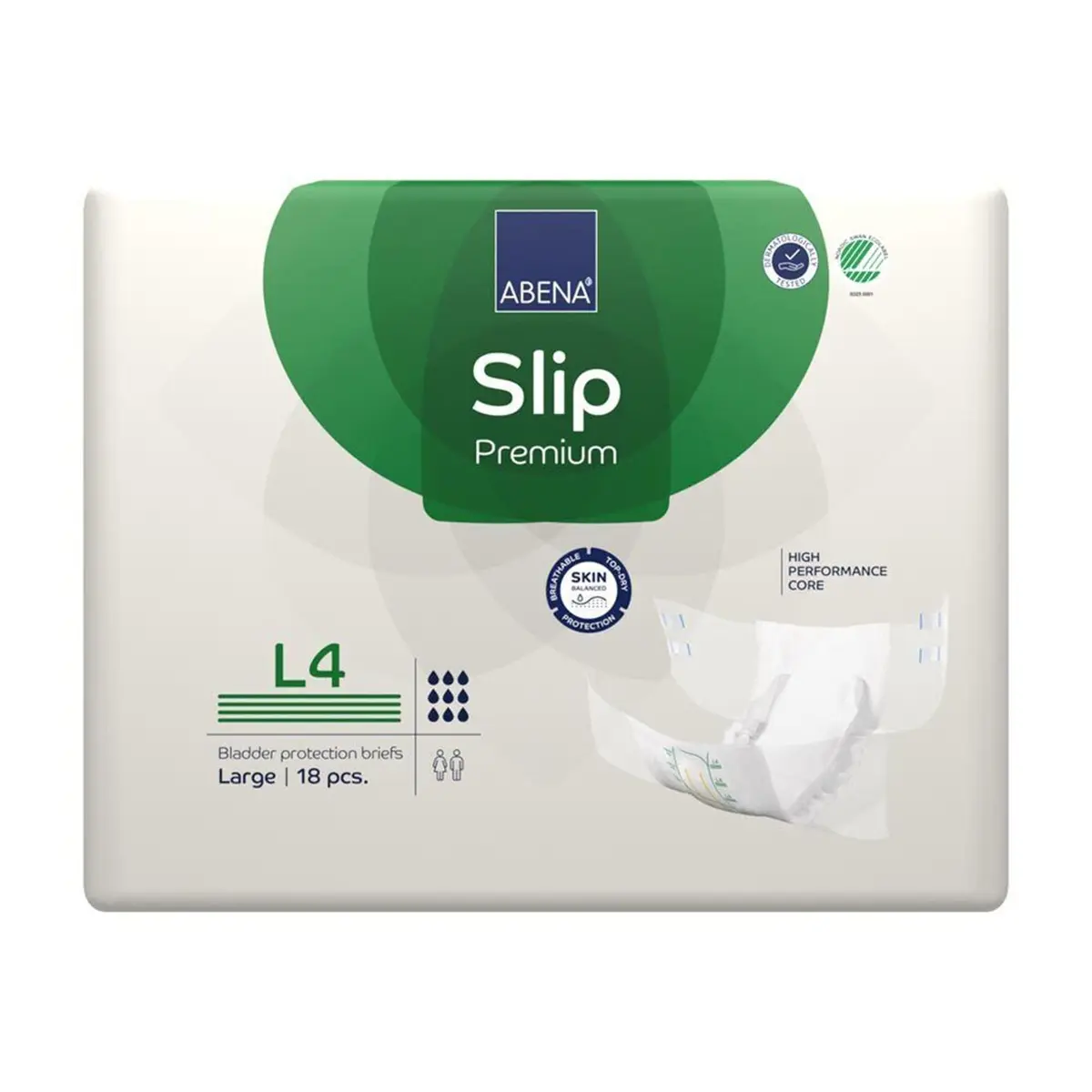 Abena Slip Premium L4 Adult Incontinence Brief Large | Heavy Absorbency with Leak Protection - view 5