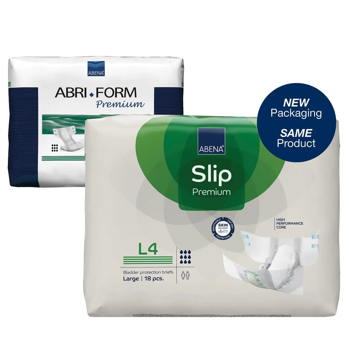 Abena Slip Premium L4 Adult Incontinence Brief Large | Heavy Absorbency with Leak Protection - view 2