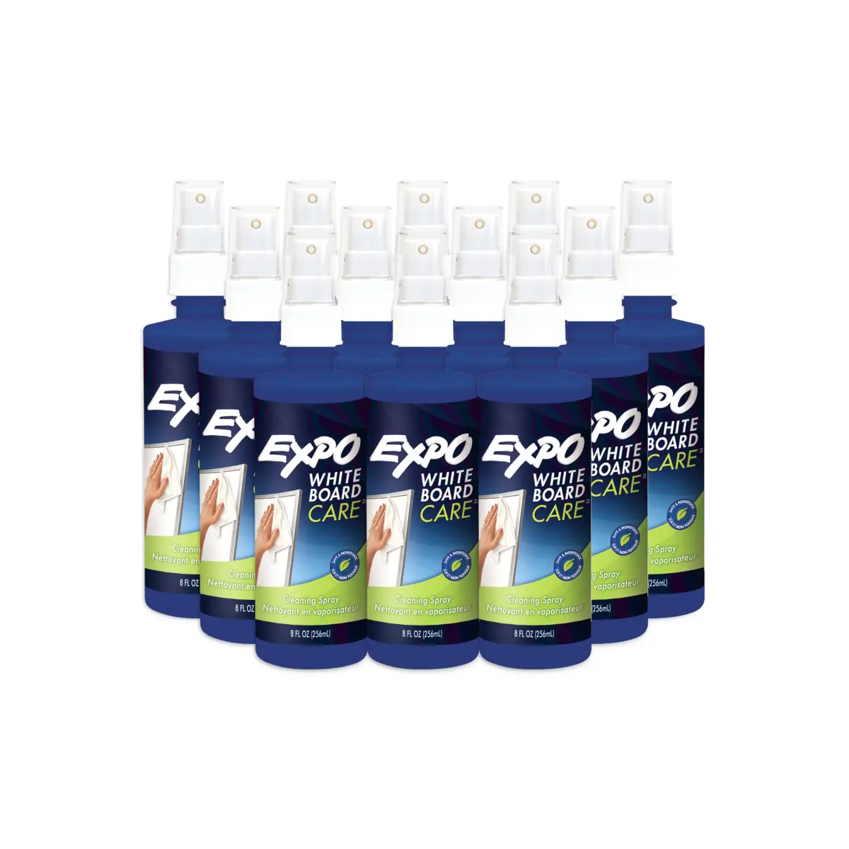 EXPO Dry Erase Whiteboard Cleaning Spray 236ml (8 Fl Oz) Pack of 12 | Cleans Ghosting & Stubborn Marks - main product image