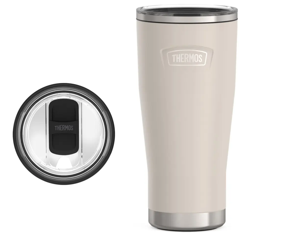 THERMOS Icon Series 24oz Stainless Steel Tumbler with Slide Lock Lid | 710ml (24 fl oz) - main product image