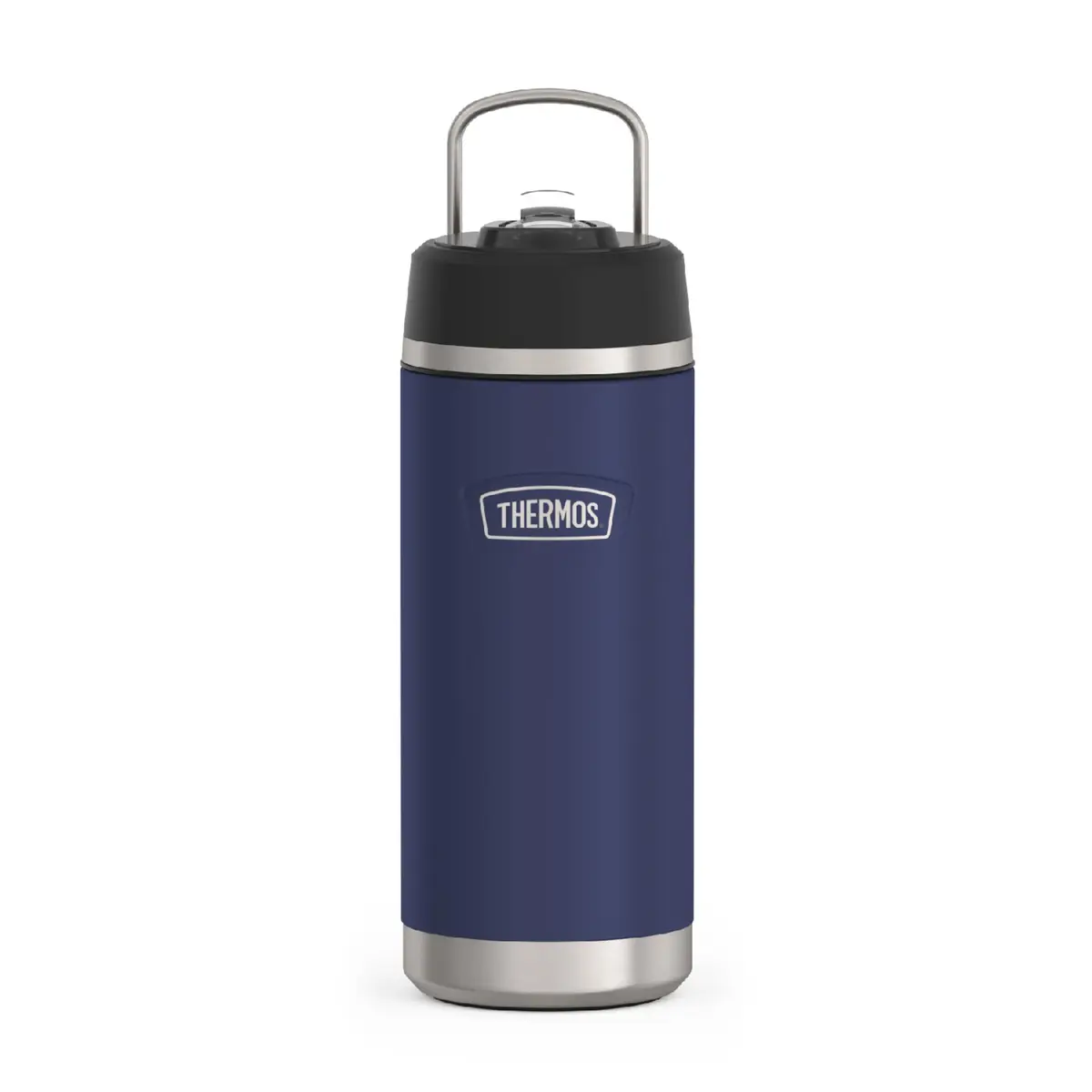 THERMOS ICON SERIES 18oz Water Bottle Navy | Vacuum Insulated with Straw Lid - main product image