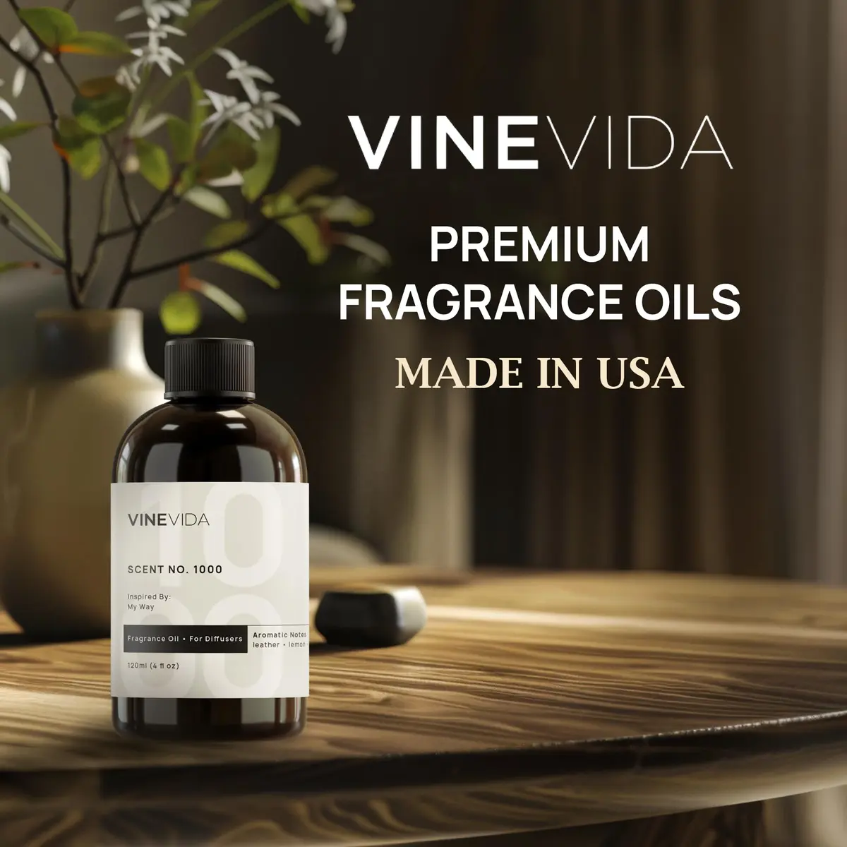 VINEVIDA Fresh Linen Fragrance Oil for Diffusers 16 Fl Oz | Long-Lasting Air Freshener & Refill - view 4
