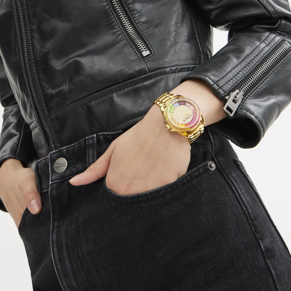 Coach Greyson Women's Watch - 36mm Gold Plated Quartz Timepiece for Daily Style - view 2