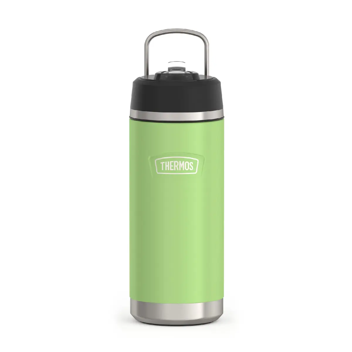 THERMOS ICON SERIES 18oz Lime Water Bottle | Keeps Drinks Cold 16h, Durable Stainless Steel, Straw Lid - main product image