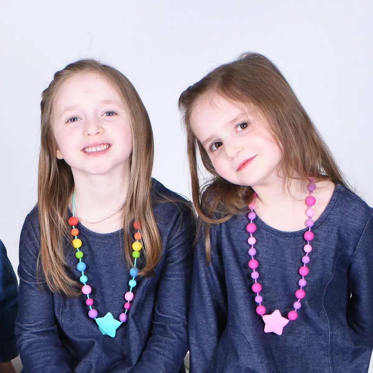 Munchables Starlight Sensory Chew Necklace, Medium Chew, Rainbow | Food-Grade Silicone Oral Support - view 4