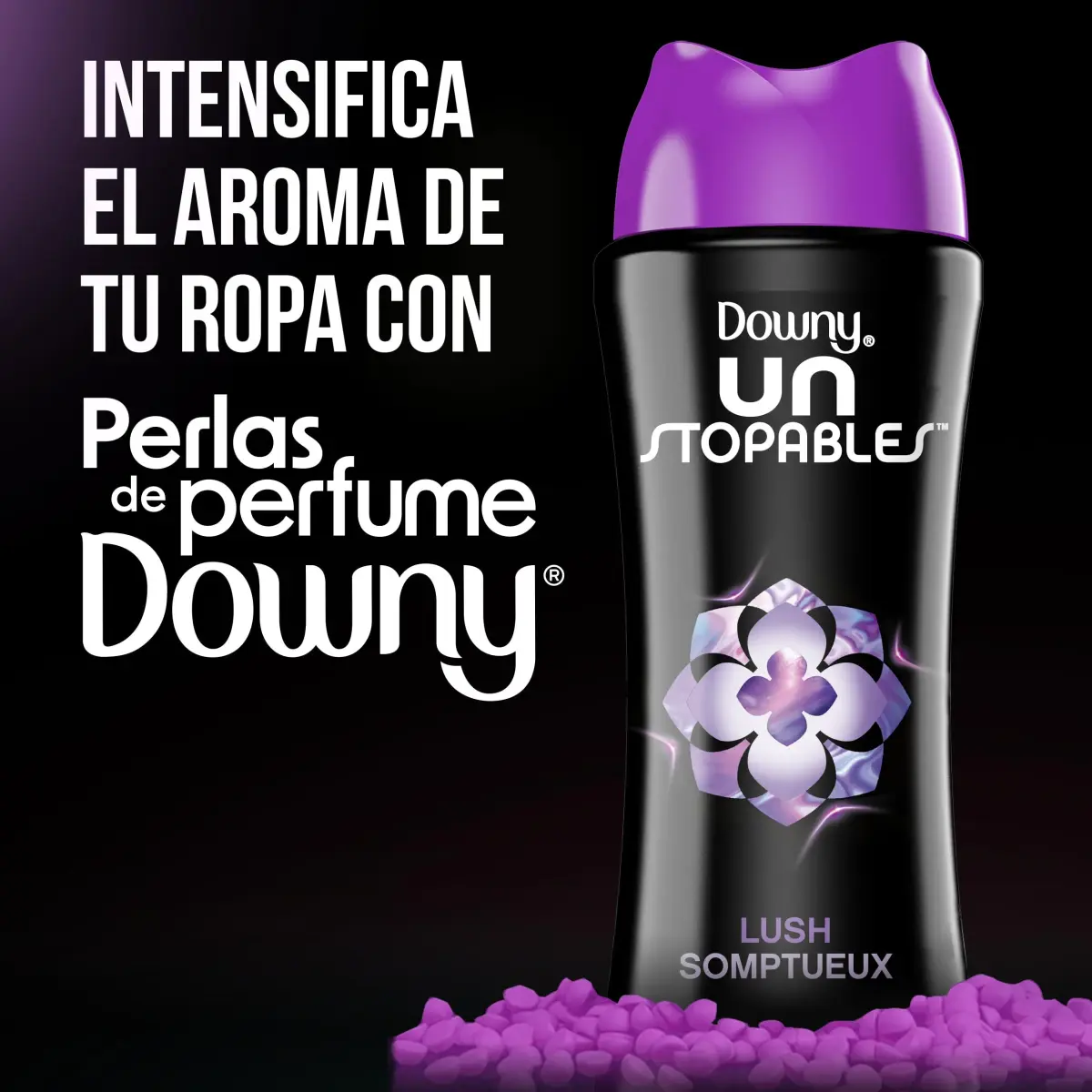 Downy Unstopables In-Wash Scent Booster Beads, Lush, 345g (12.2 oz) | Long-Lasting Freshness with Antioxidant Technology - view 7