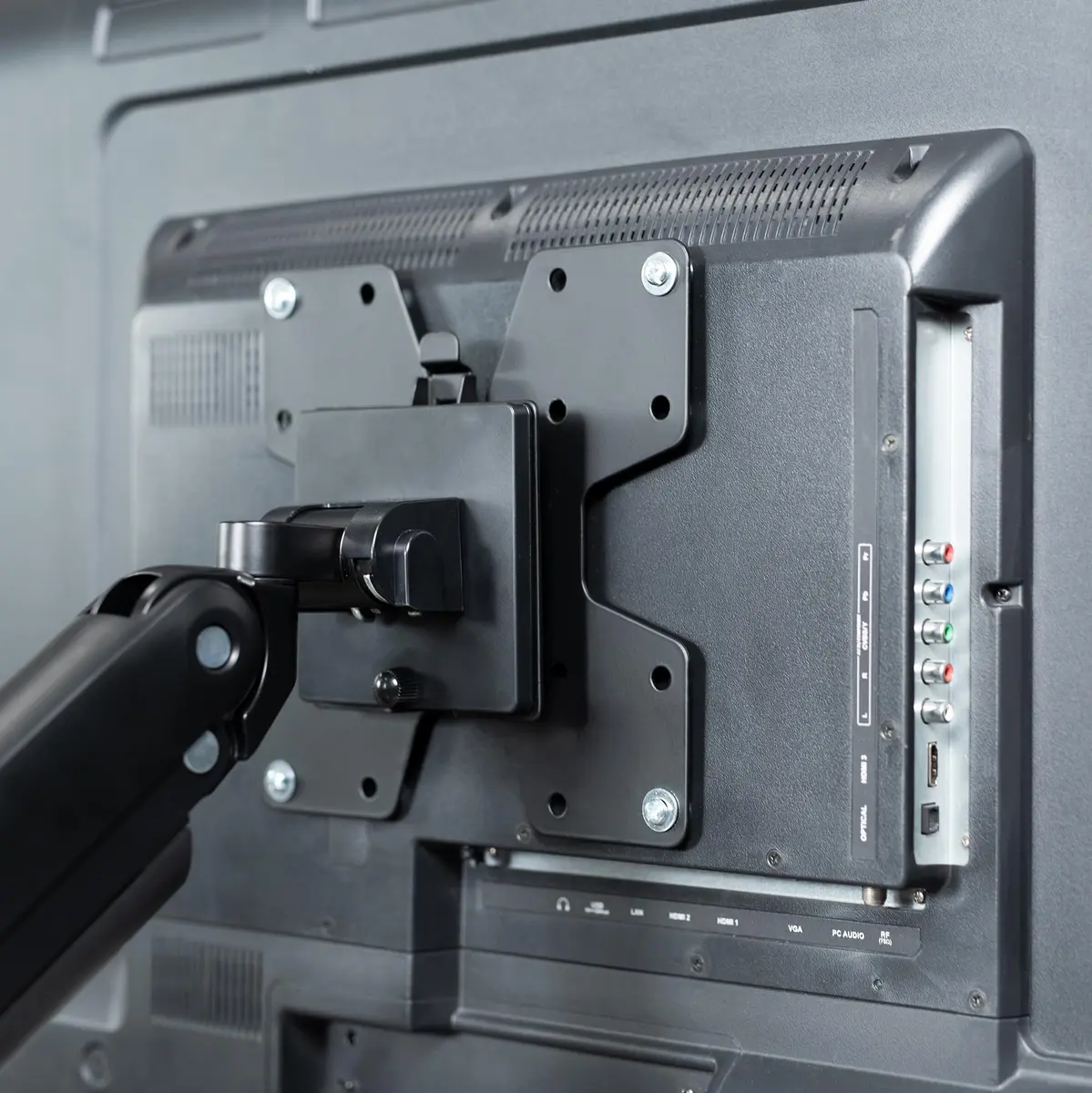 VIVO Large Adapter VESA Mount Kit | Quick Release Bracket for LCD & TV, Supports 32.2 lbs, Removable VESA Plate, Wall & Stand Mounting - view 9