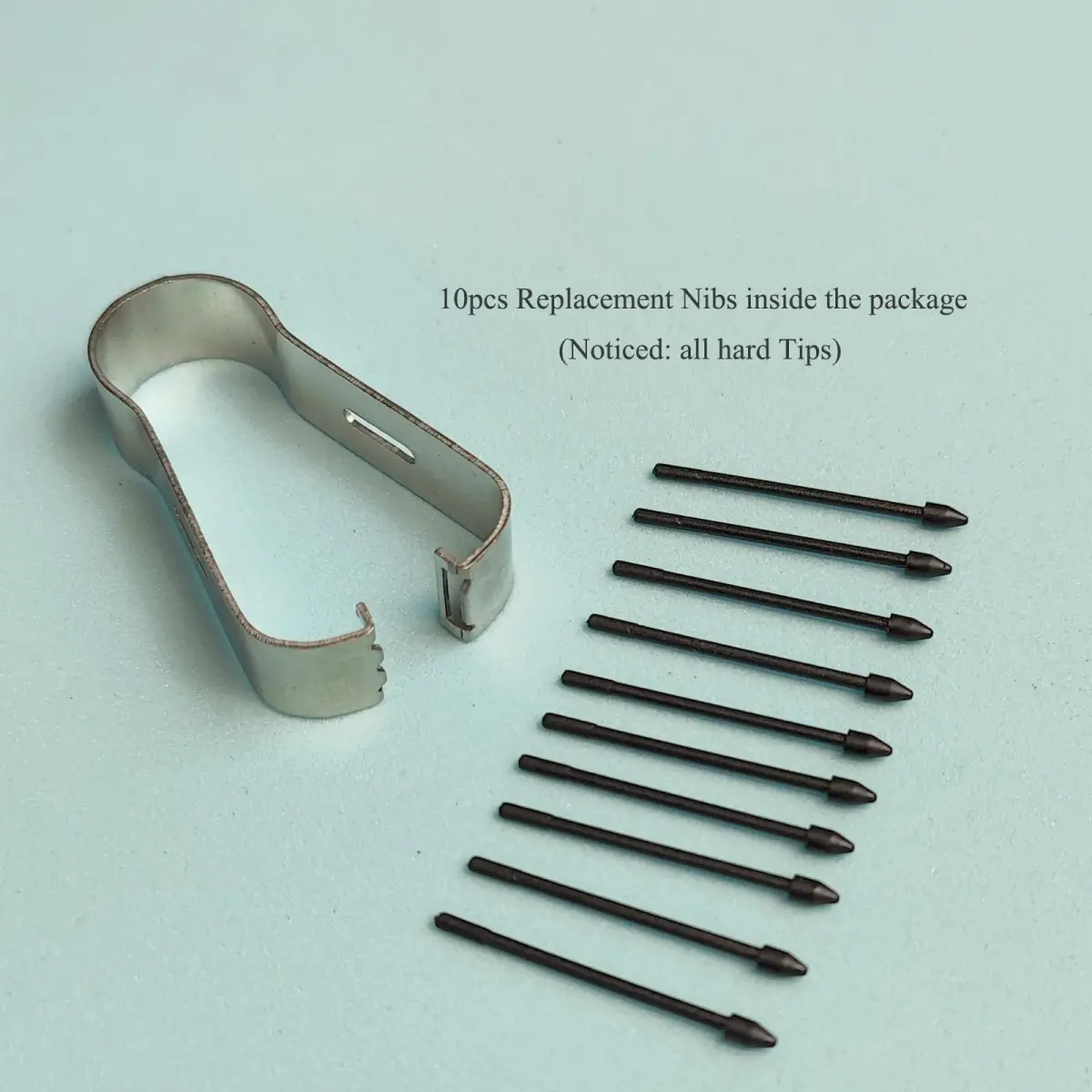 MFLDSFLHM Tab S9 Stylus Pen Replacement Hard Nibs (10pcs Pack) for Samsung Galaxy Tab S9/S9+/S9 Ultra - Black - view 2