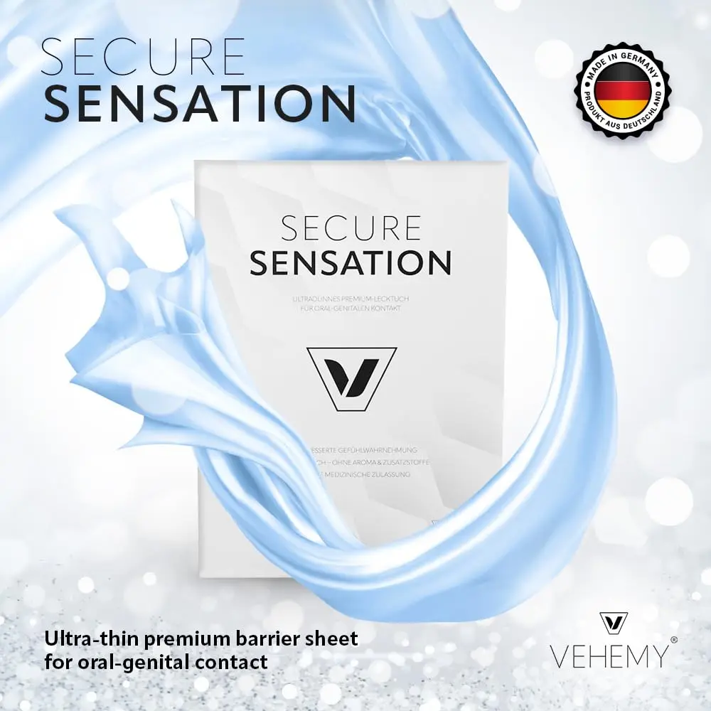 Vehemy Dental Dams 6-Pack | Latex-Free Hypoallergenic Oral Barrier for Safety & Sensation - view 2