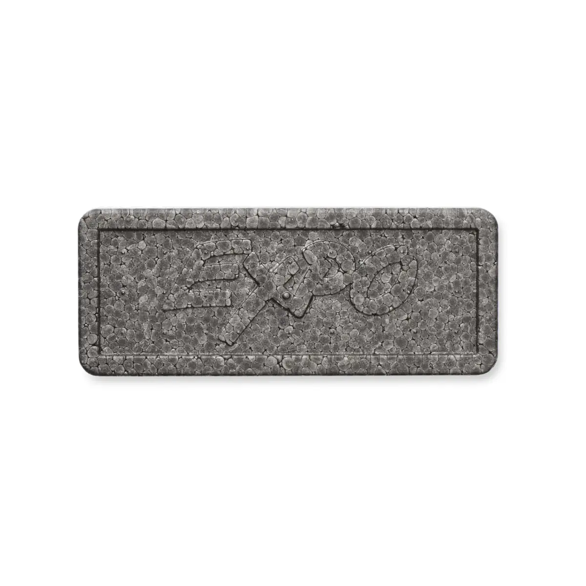 EXPO Soft Pile Dry Block Eraser 5-1/8 x 1-1/2 Inches Charcoal | Pack of 12 - view 4