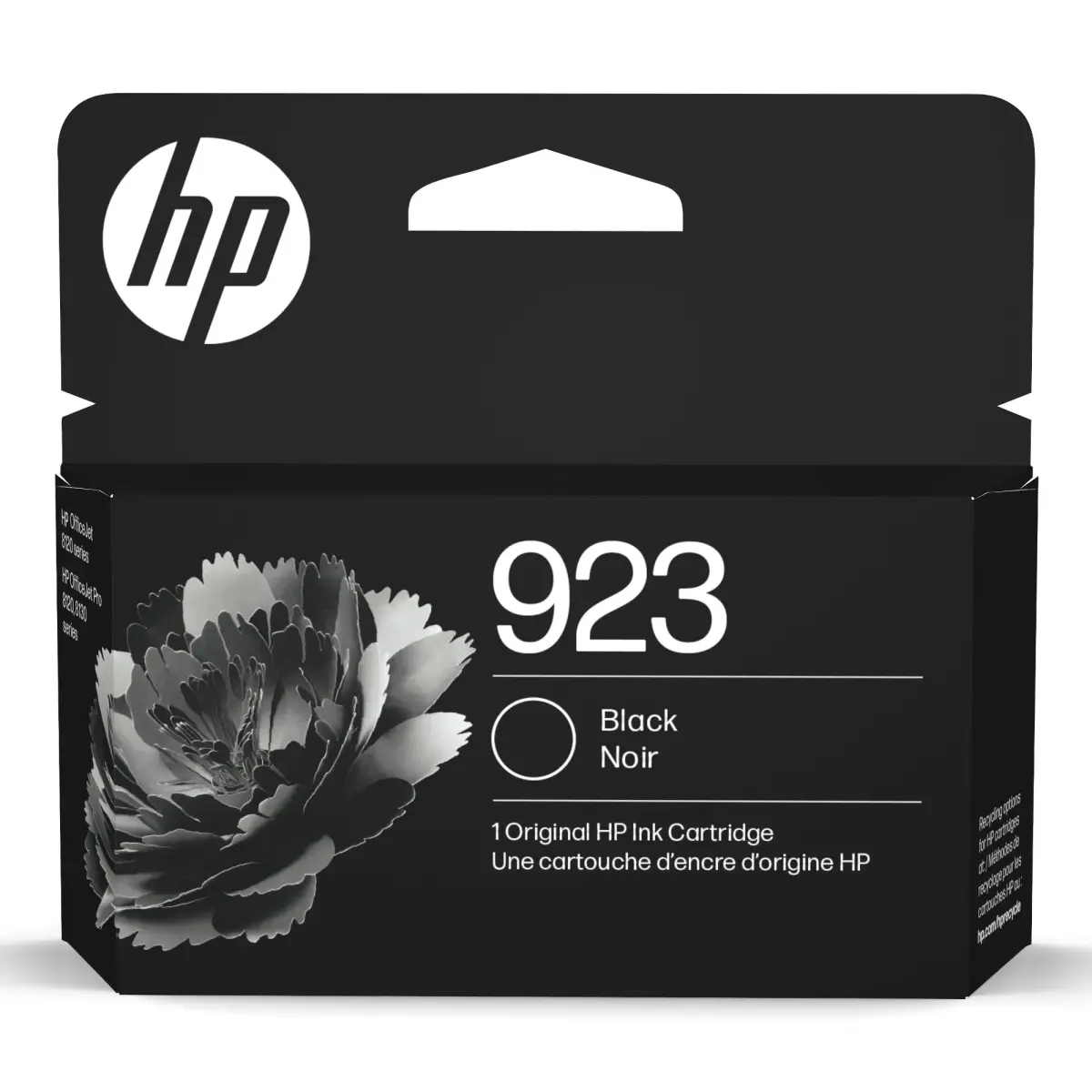 HP 923 Black Original Ink Cartridge | 500 Pages Yield | 4K0T3LN - main product image