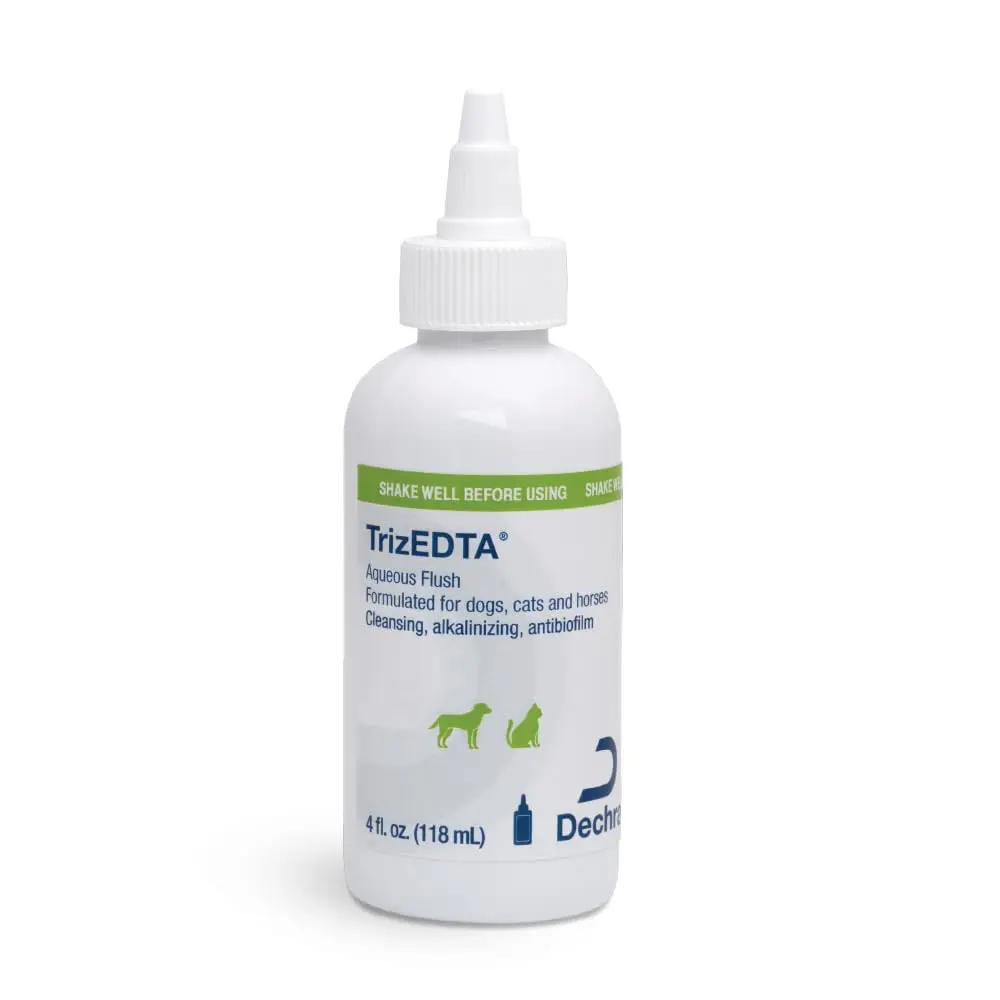 Dechra TrizEDTA® Aqueous Flush for Dogs, Cats & Horses | Ear Care Solution, 4 Fl Oz - main product image
