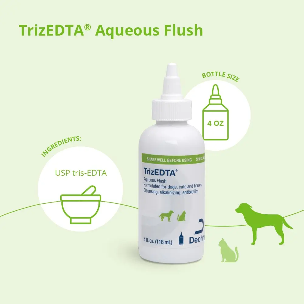 Dechra TrizEDTA® Aqueous Flush for Dogs, Cats & Horses | Ear Care Solution, 4 Fl Oz - view 2