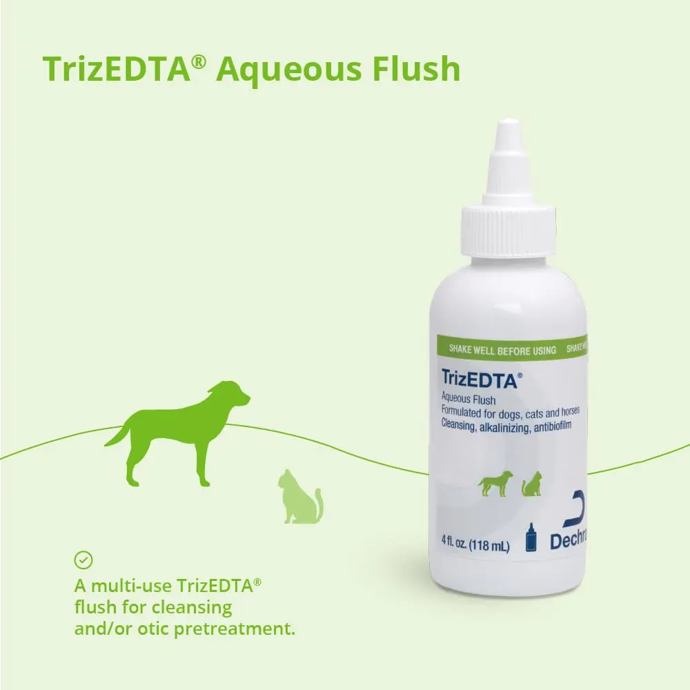 Dechra TrizEDTA® Aqueous Flush for Dogs, Cats & Horses | Ear Care Solution, 4 Fl Oz - view 3