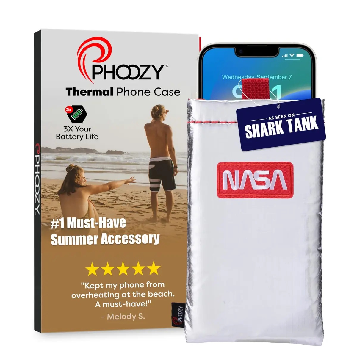 PHOOZY Apollo Large Space Thermal Phone Case | Insulated & Water Resistant - main product image