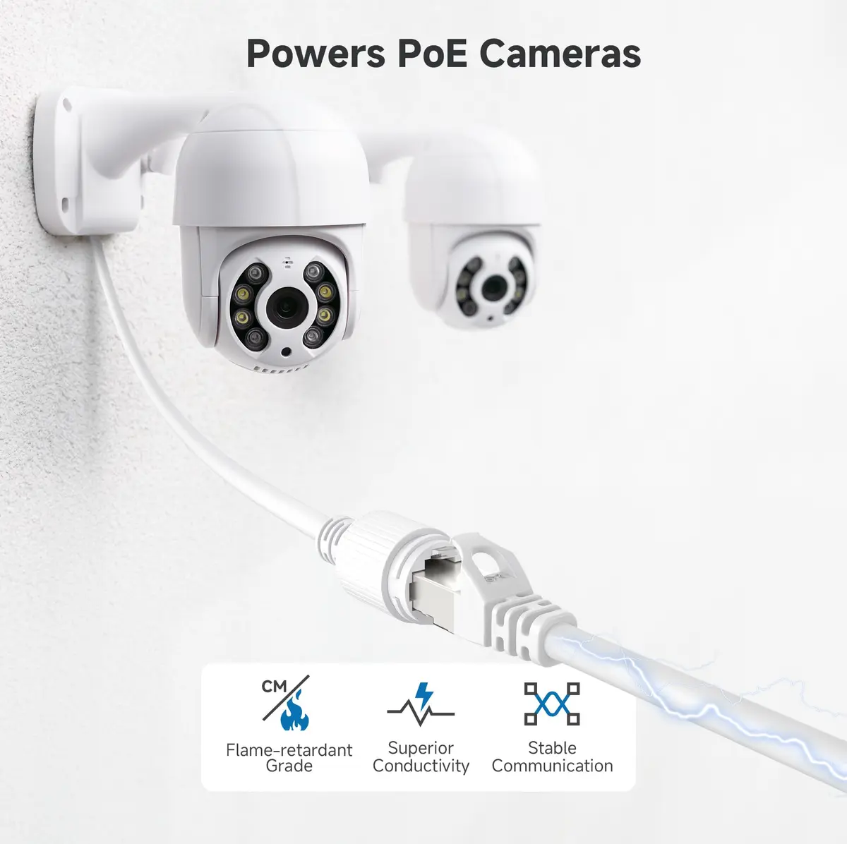 Cable Matters 10Gbps Shielded Cat 6A Ethernet Cable, 10ft, White | High-Speed LAN Connectivity - view 7