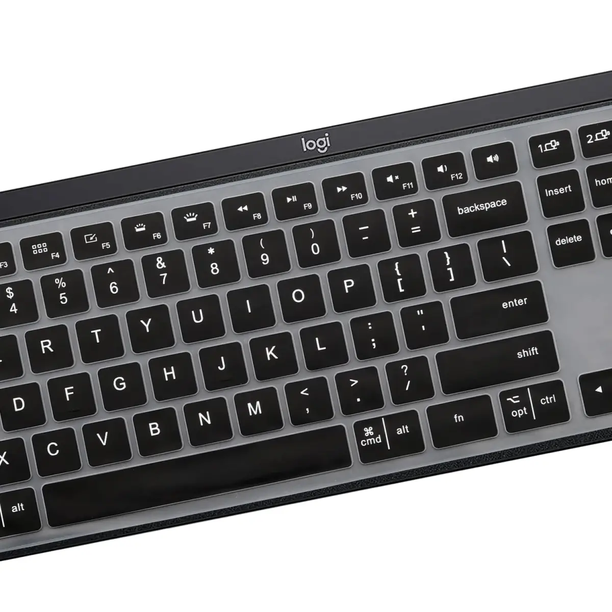 MUBUY-GOL Black Silicone Keyboard Cover for Logitech MX Keys S/Craft | US Layout - view 4