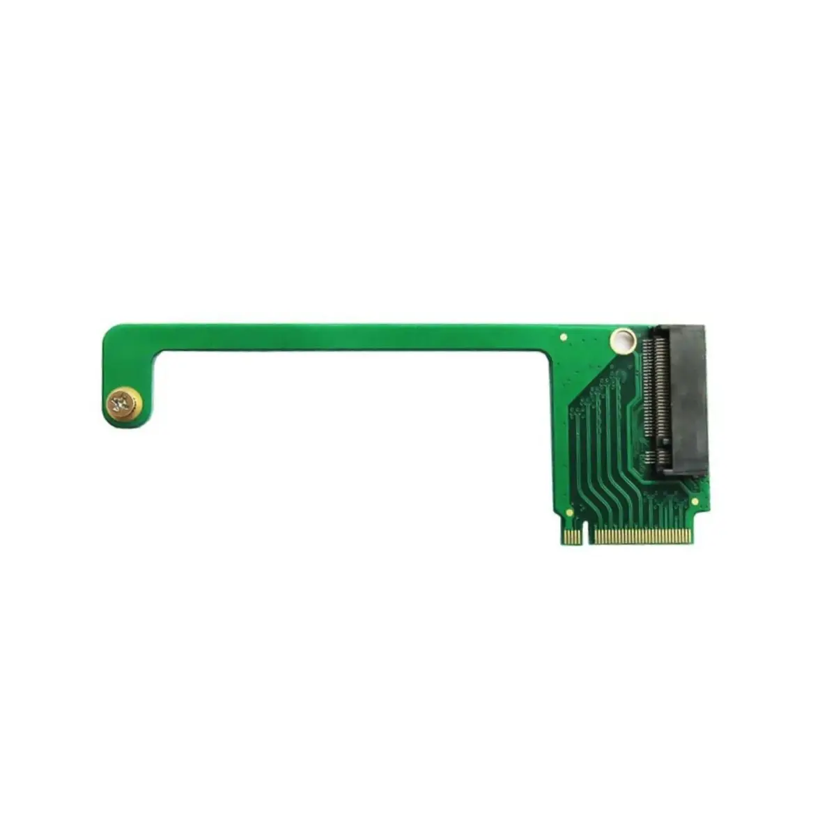 Suckoo NVME M.2 PCIE 4.0 SSD Expansion Board 8.8cm (3.46in) for ROG Ally — Upgrade 2230 to 2280 SSD | 90 Degree Green Adapter - view 2