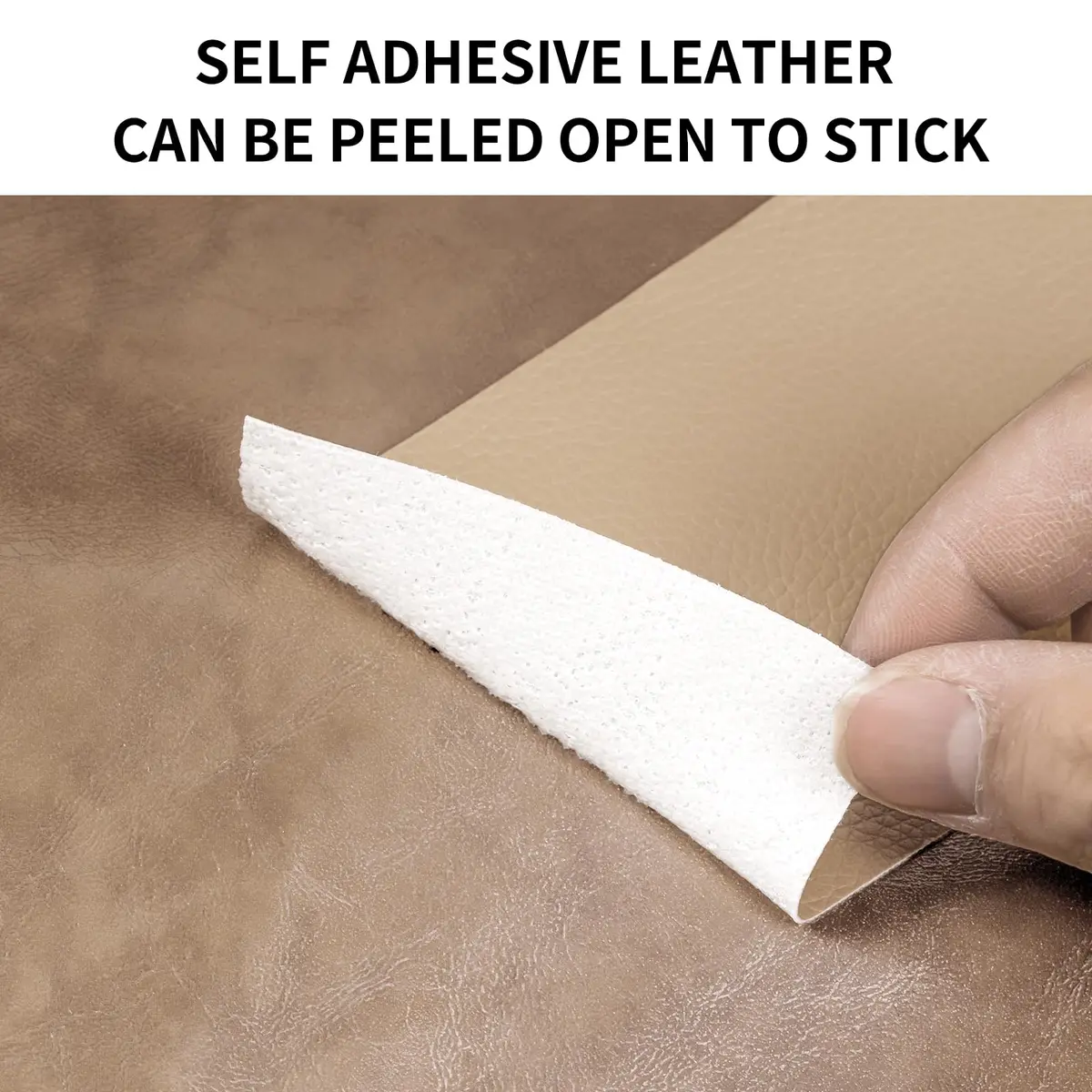 Cindy's Tape Leather Repair Patch Tape, Light Beige 3 x 61 Inches | Self-Adhesive, Waterproof & Durable - view 3