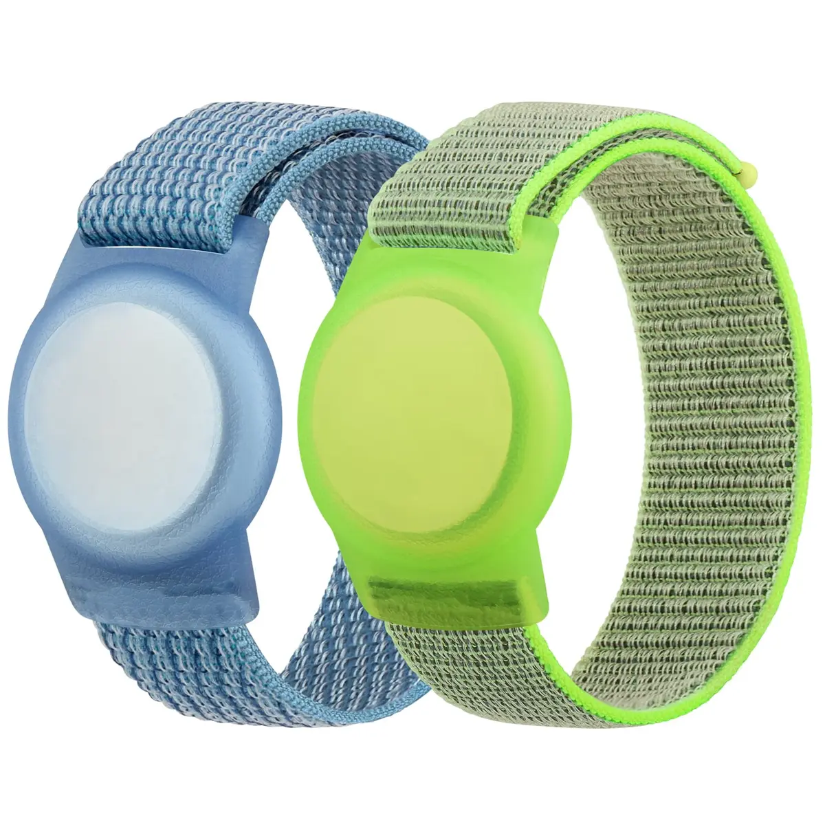 Meliya Nylon AirTag Bracelet for Kids Large (5.1"-7.4") | Adjustable Anti Lost Wristband - main product image