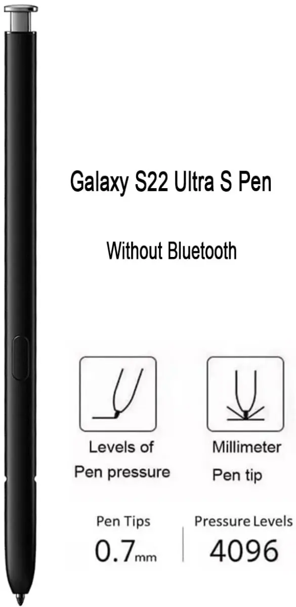 Befzygwk Stylus Pen for Samsung Galaxy S22 Ultra 5G, 0.7mm Fine Tip, White | Precision Touch Input Pen - view 4