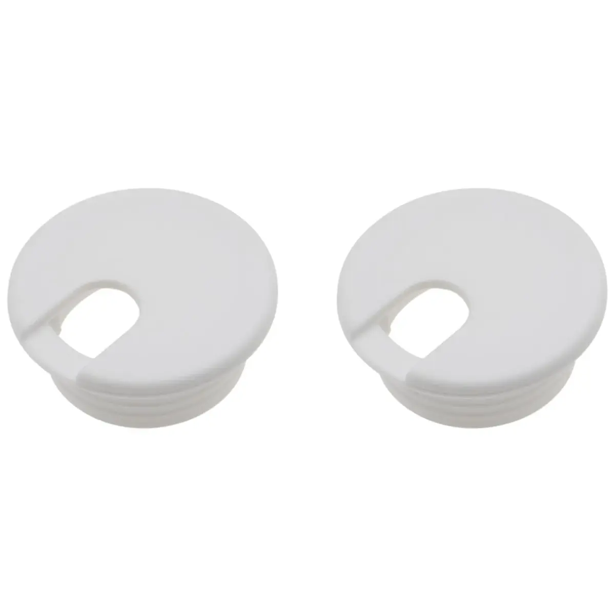 LBTODH White Desk Grommet 45mm (1-3/4 Inch) | Arrange Wires Through Computer Tables - main product image