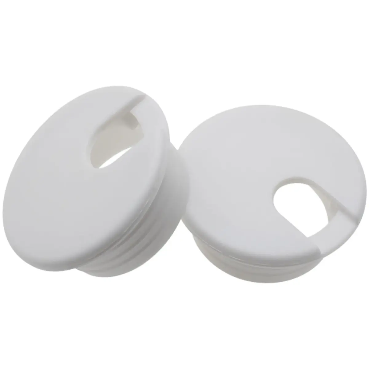 LBTODH White Desk Grommet 45mm (1-3/4 Inch) | Arrange Wires Through Computer Tables - view 4