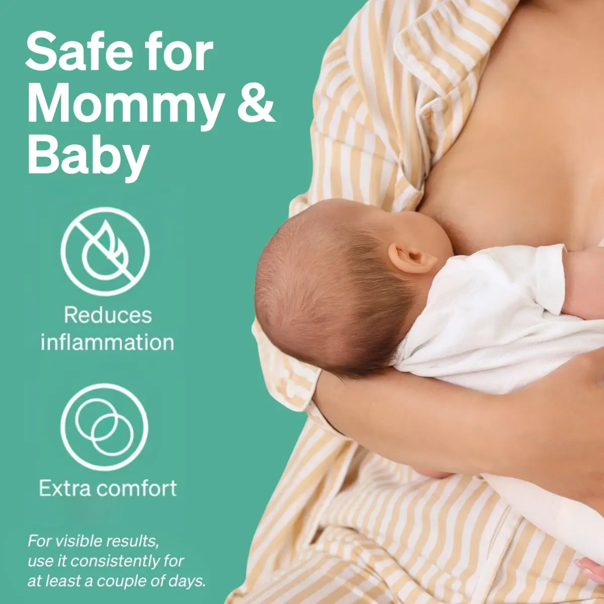 Love Noobs Silver Nursing Cups Regular (2 Count) | FDA Registered & Prüfengel Certified for Breastfeeding Comfort - view 2