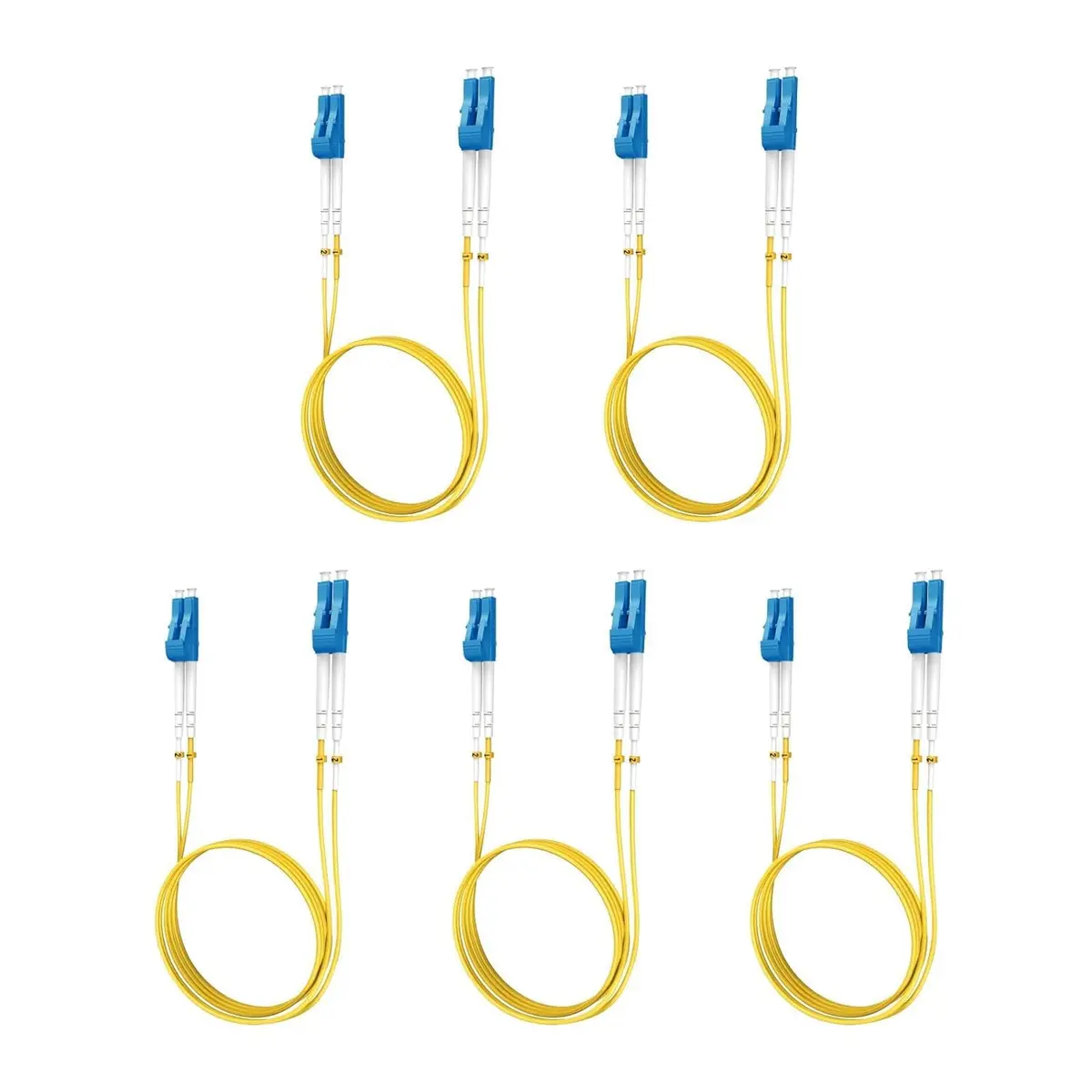 Yonwide Single Mode Fiber Lc to Lc 3m | OS2 Duplex Fiber Optic Cable for Data Transmission - main product image