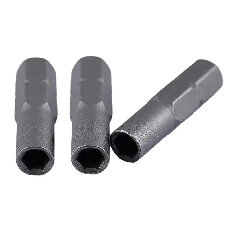 TorSor Screwdriver Bit Adapter Set 3 Pack | 6.35mm Hex Socket Micro Bits for Power Tools - view 2