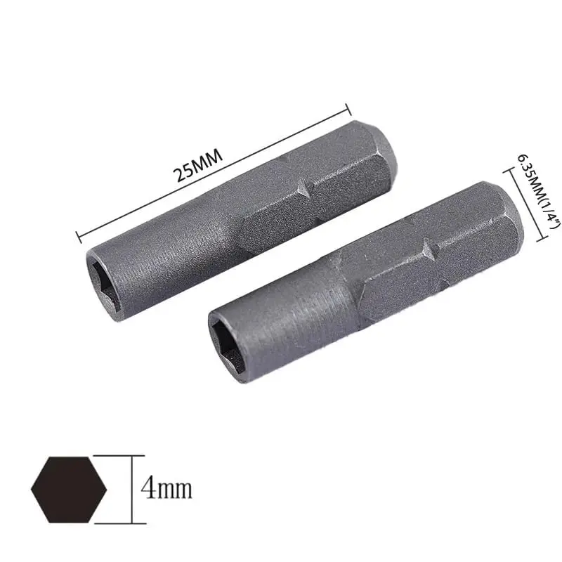 TorSor Screwdriver Bit Adapter Set 3 Pack | 6.35mm Hex Socket Micro Bits for Power Tools - view 5
