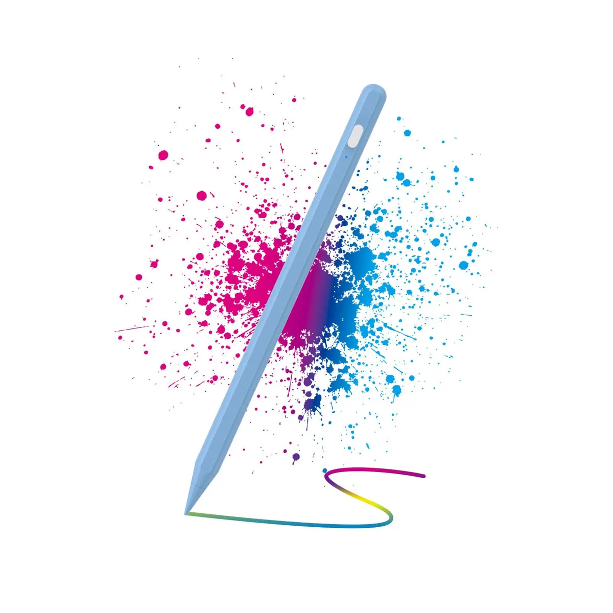 Tresoba Stylus Pencil for Apple iPad 2018-2026 | Palm Rejection & Fast Charge (165mm, Blue) - main product image