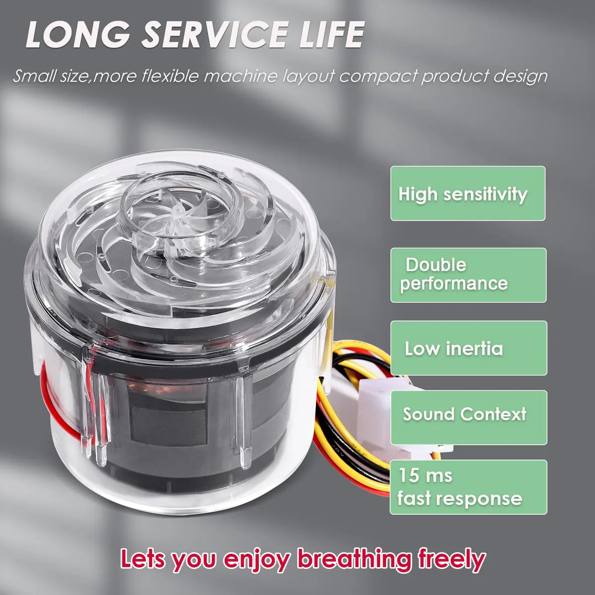 LiLDiHo CPAP Machines Motor Compatible with ResMed S9/S10 Series | Low Noise Blower Pump (70-120 chars) - view 4
