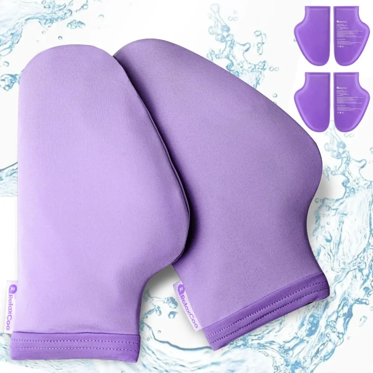 RelaxCoo Cold Therapy Socks & Hand Ice Pack Gloves S/M | Soothing Relief for Chemotherapy Neuropathy - view 6