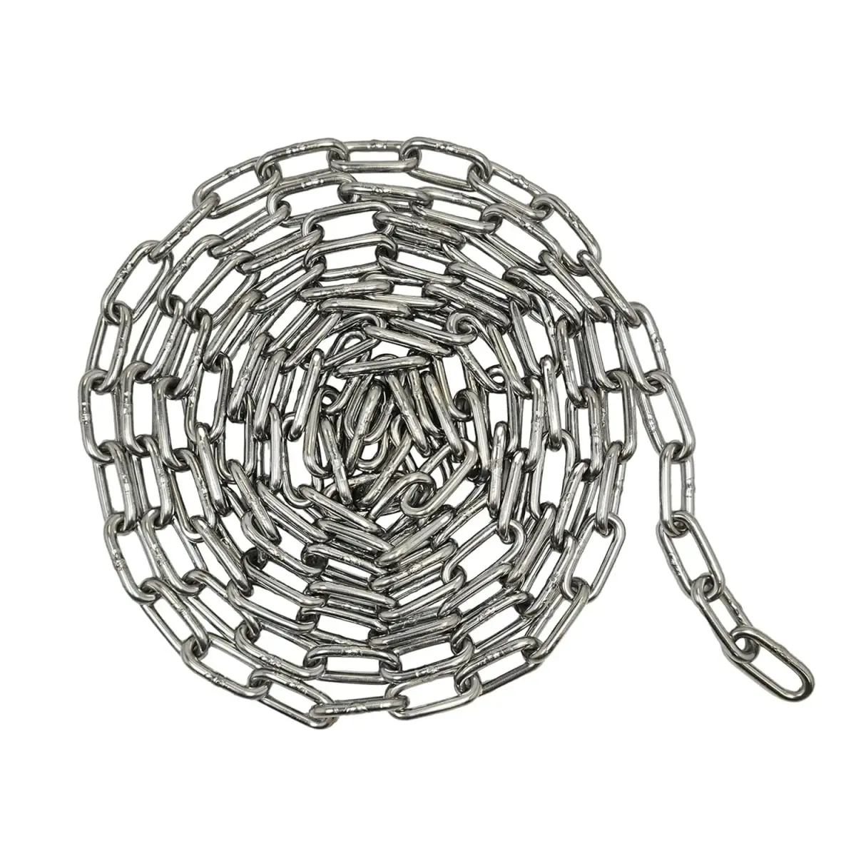 4every SUS304 Stainless Steel Chain 3mm x 3m (0.12" x 9.8ft) | Light Duty Utility Chain for Home & Outdoor Use - main product image