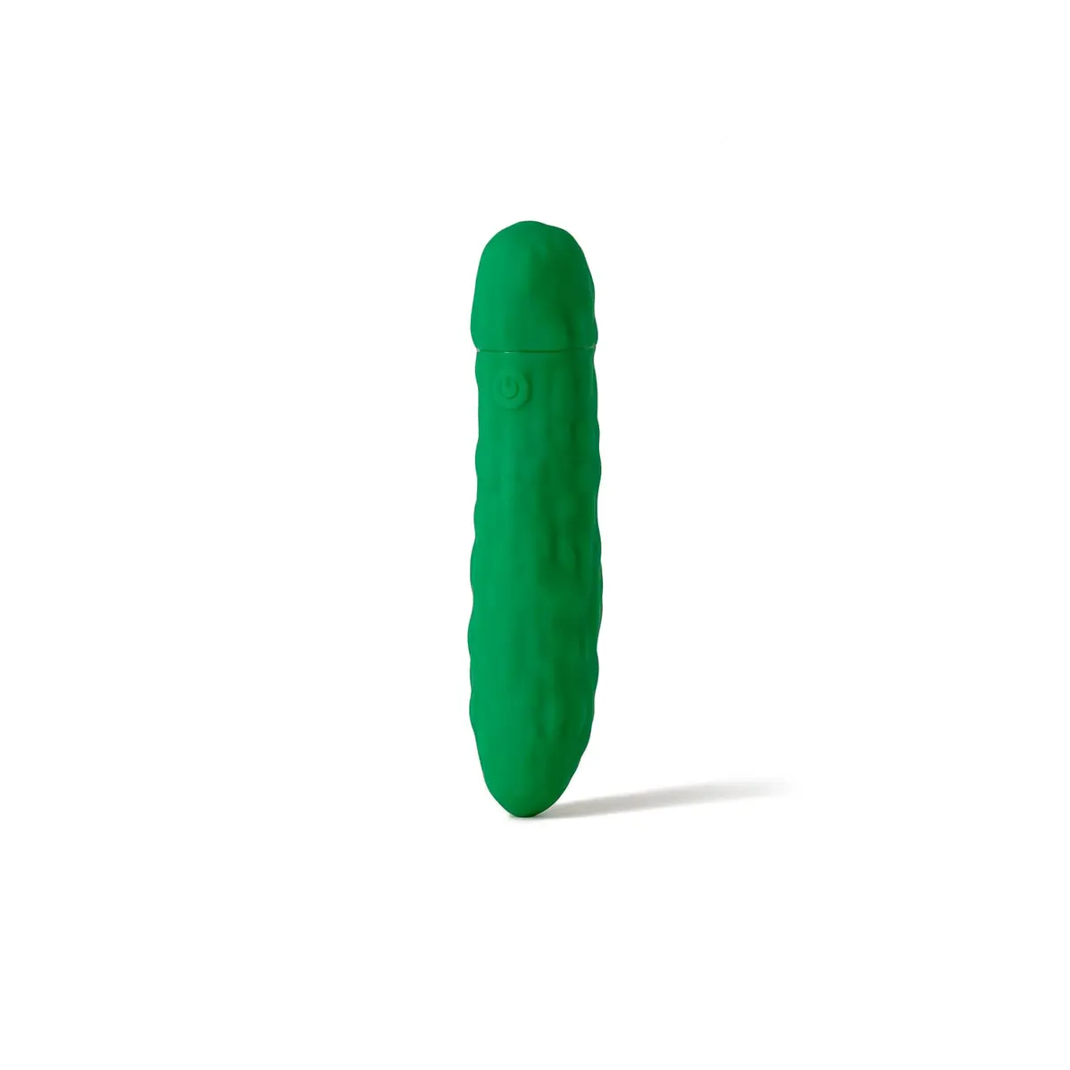 Emojibator Pickle Personal Massager 4.8in Waterproof Silicone USB Rechargeable - view 7