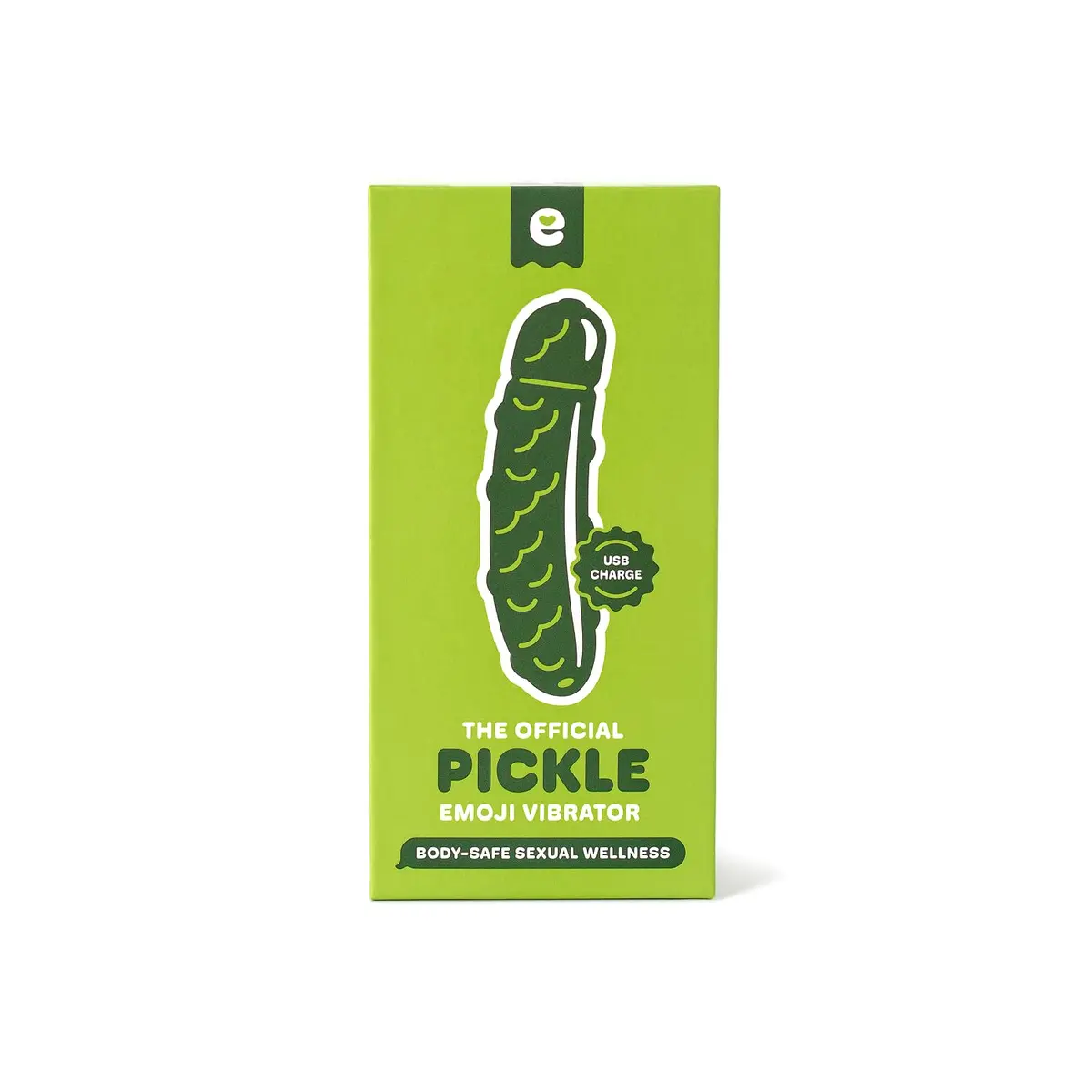 Emojibator Pickle Personal Massager 4.8in Waterproof Silicone USB Rechargeable - view 8