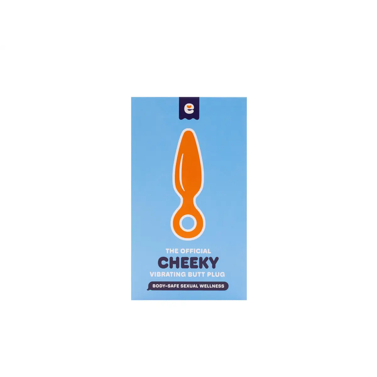Emojibator Cheeky Vibrating Butt Plug 12.7cm (5in) | 10 Vibration Settings - view 3