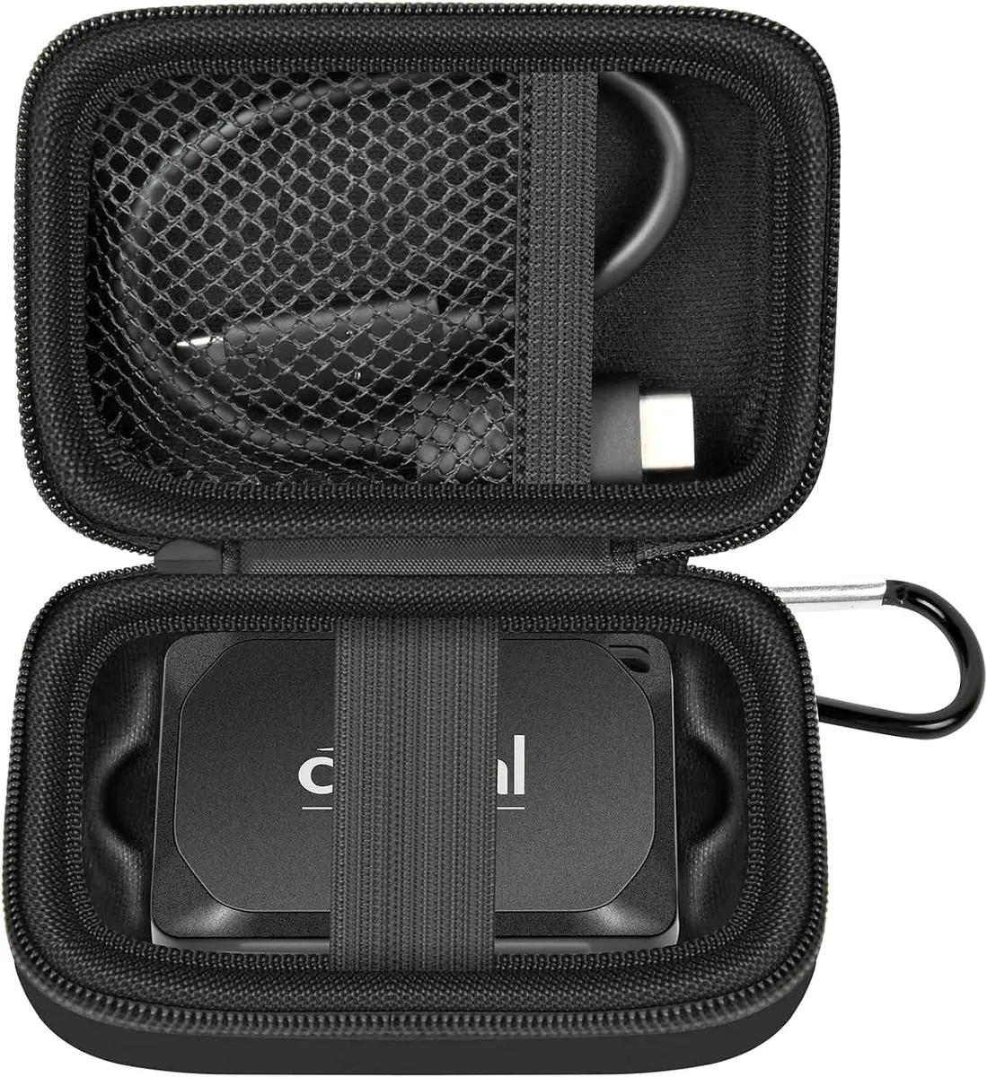 ANKHOH Carrying Case for Crucial X10 X9 Pro 4TB/2TB/1TB | Travel Hard Drive Bag, Compact & Shockproof - main product image