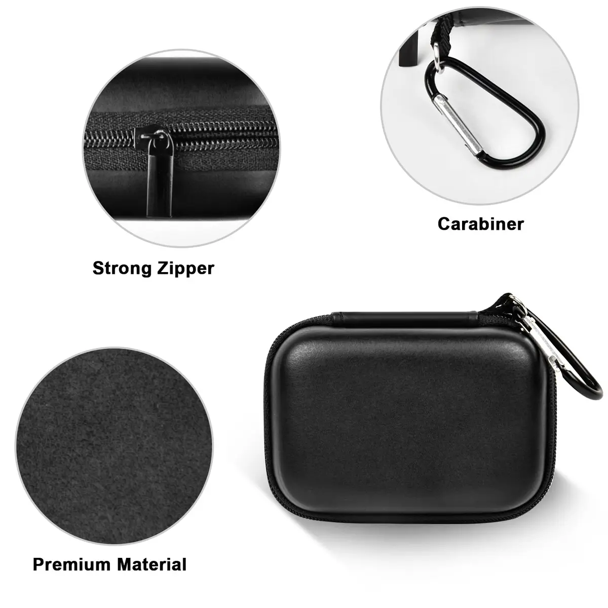 ANKHOH Carrying Case for Crucial X10 X9 Pro 4TB/2TB/1TB | Travel Hard Drive Bag, Compact & Shockproof - view 3
