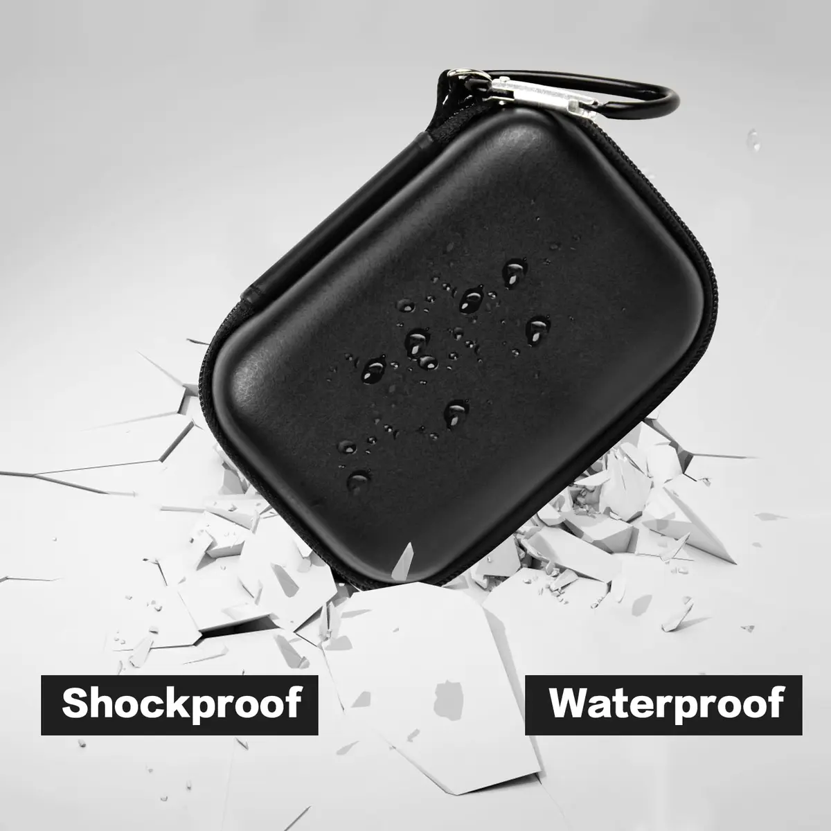 ANKHOH Carrying Case for Crucial X10 X9 Pro 4TB/2TB/1TB | Travel Hard Drive Bag, Compact & Shockproof - view 4