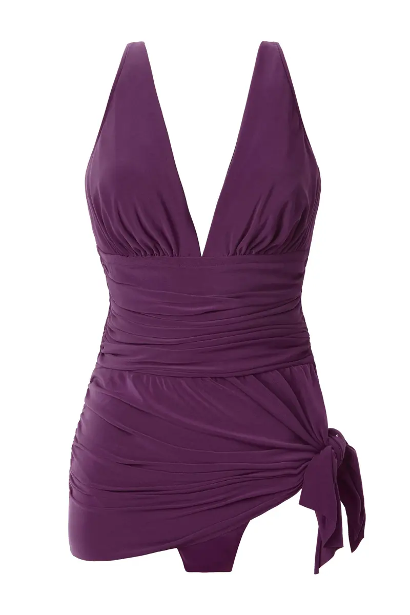 MagicSuit Women's Swimwear Solid Celine Soft Cup One Piece Swimsuit with Adjustable Straps, Jam, 10 | Slimming & Supportive Fit - view 4