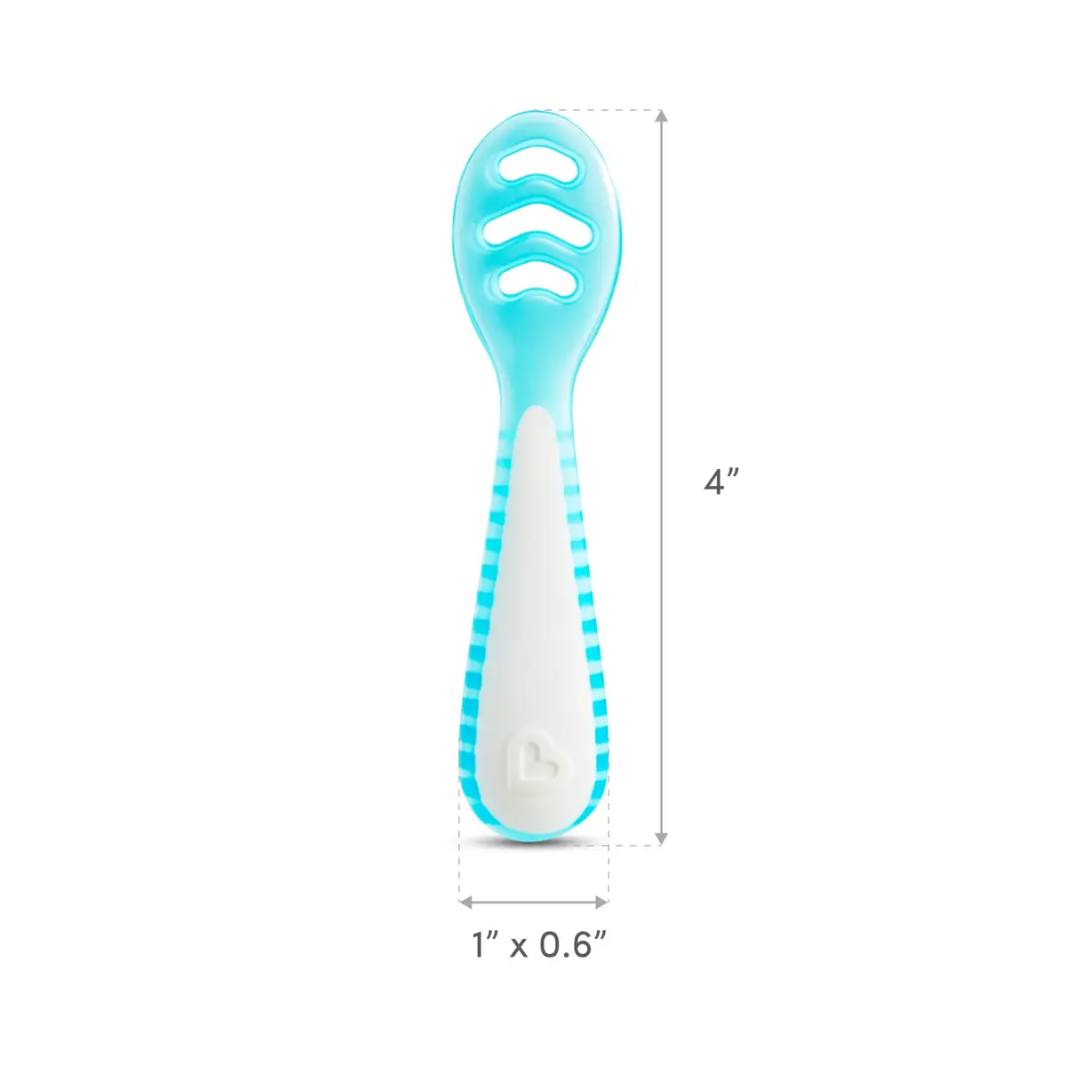 Munchkin Gentle Dip Baby Spoons Self Feeding 3 Pack | Baby-Led Weaning Support - view 5