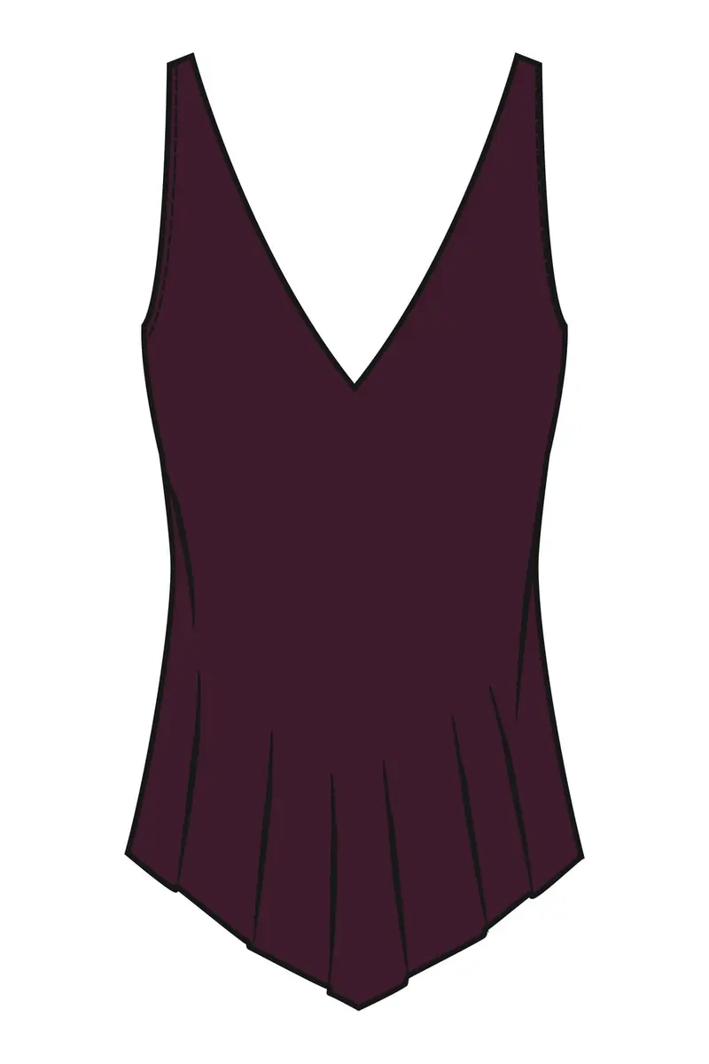 MagicSuit Women's Solid Taylor Soft Cup Tankini Top Separate, Jam, 10 | Racerback, Mid Rise, Polyester Blend - view 4