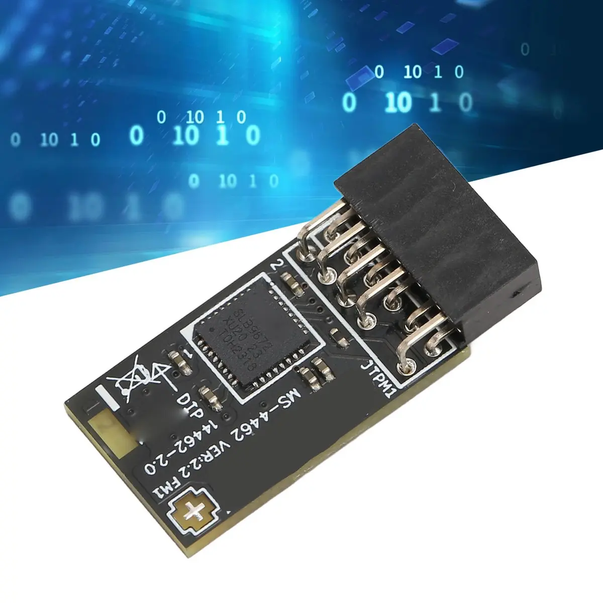 Yunir TPM2.0 Module with SLB 9672 for Motherboards | Encryption Security Support for 10 & 11 - view 2
