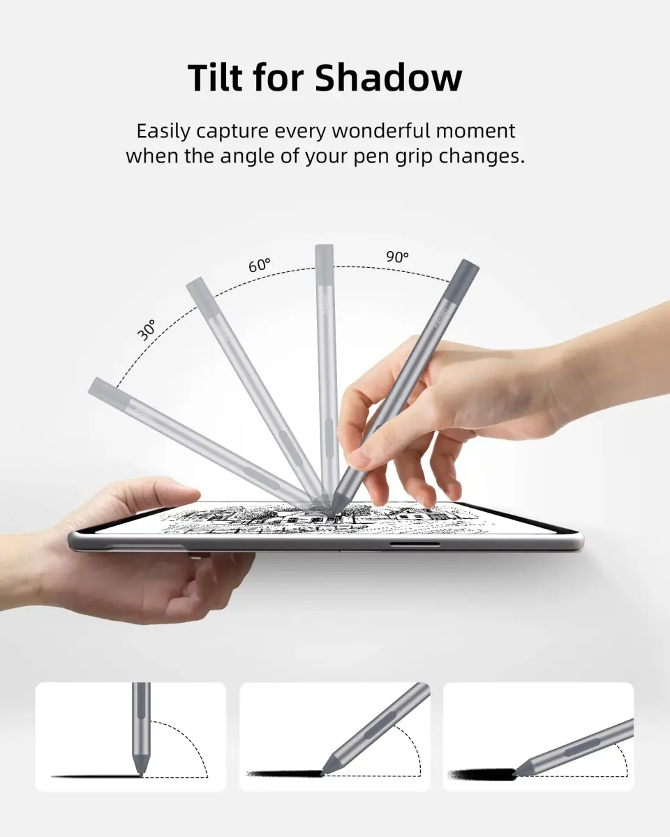 Metapen Stylus Pen M2 Biz for Microsoft Surface with AAAA Battery | 4096 Pressure Levels, Tilt Function, Palm Rejection - view 5