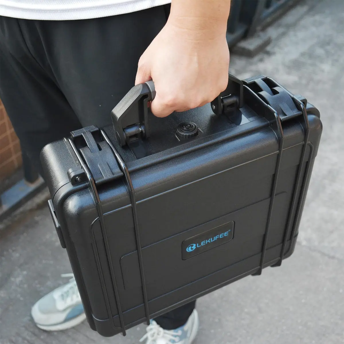 Lekufee Waterproof Hard Carrying Case for DJI Mini 4 Pro Drone & Accessories | Custom EVA Foam, 1.9kg - view 6