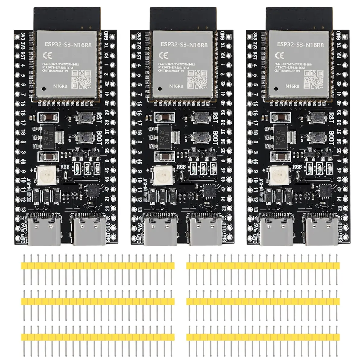 DORHEA ESP32-S3 Development Board Type-C WiFi+Bluetooth | Single Board Computer for IoT (70-120 chars) - main product image